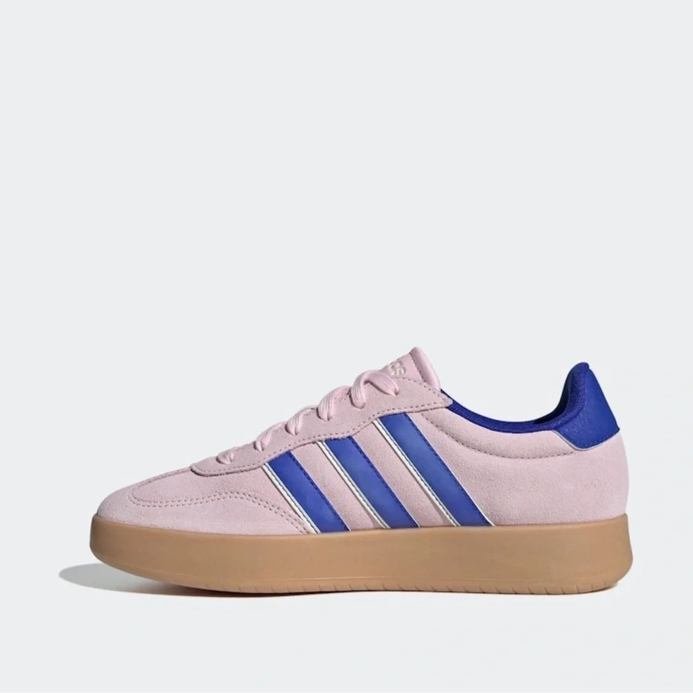 Adidas originals Women's BARREDA Sneakers Clear Pink / Lucid Blue / Gum Sz 8